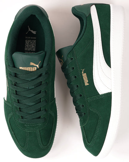 Puma Club Trainers Green/White