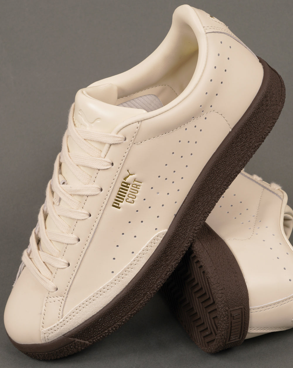 Puma Court Trainers Off White