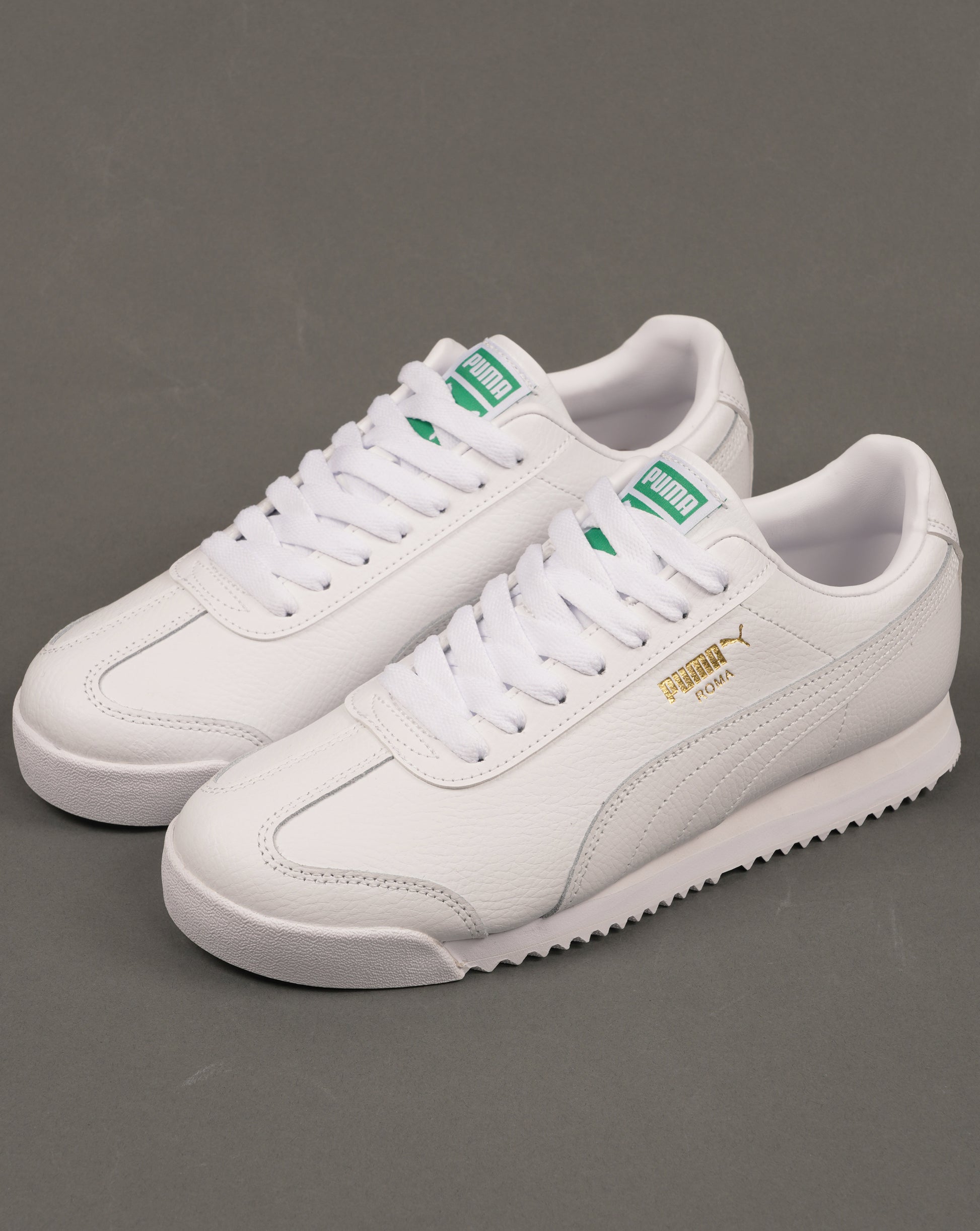 Puma Roma 24 Standard Trainers White/Archive Green