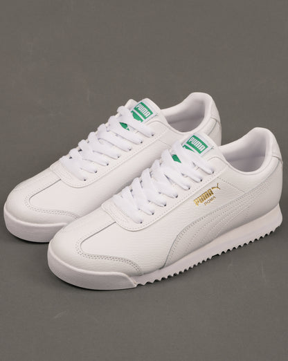 Puma Roma 24 Standard Trainers White/Archive Green