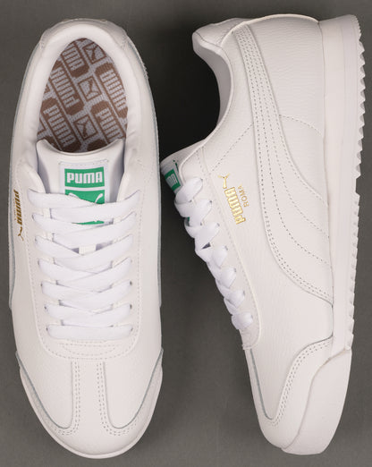 Puma Roma 24 Standard Trainers White/Archive Green