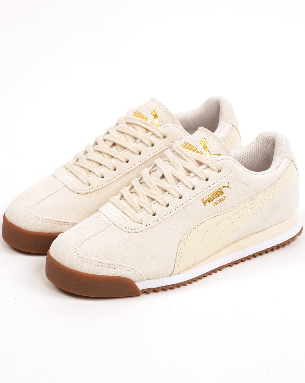 Puma Roma Suede Trainers Off White