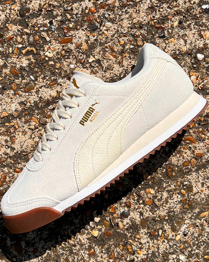 Puma Roma Suede Trainers Off White