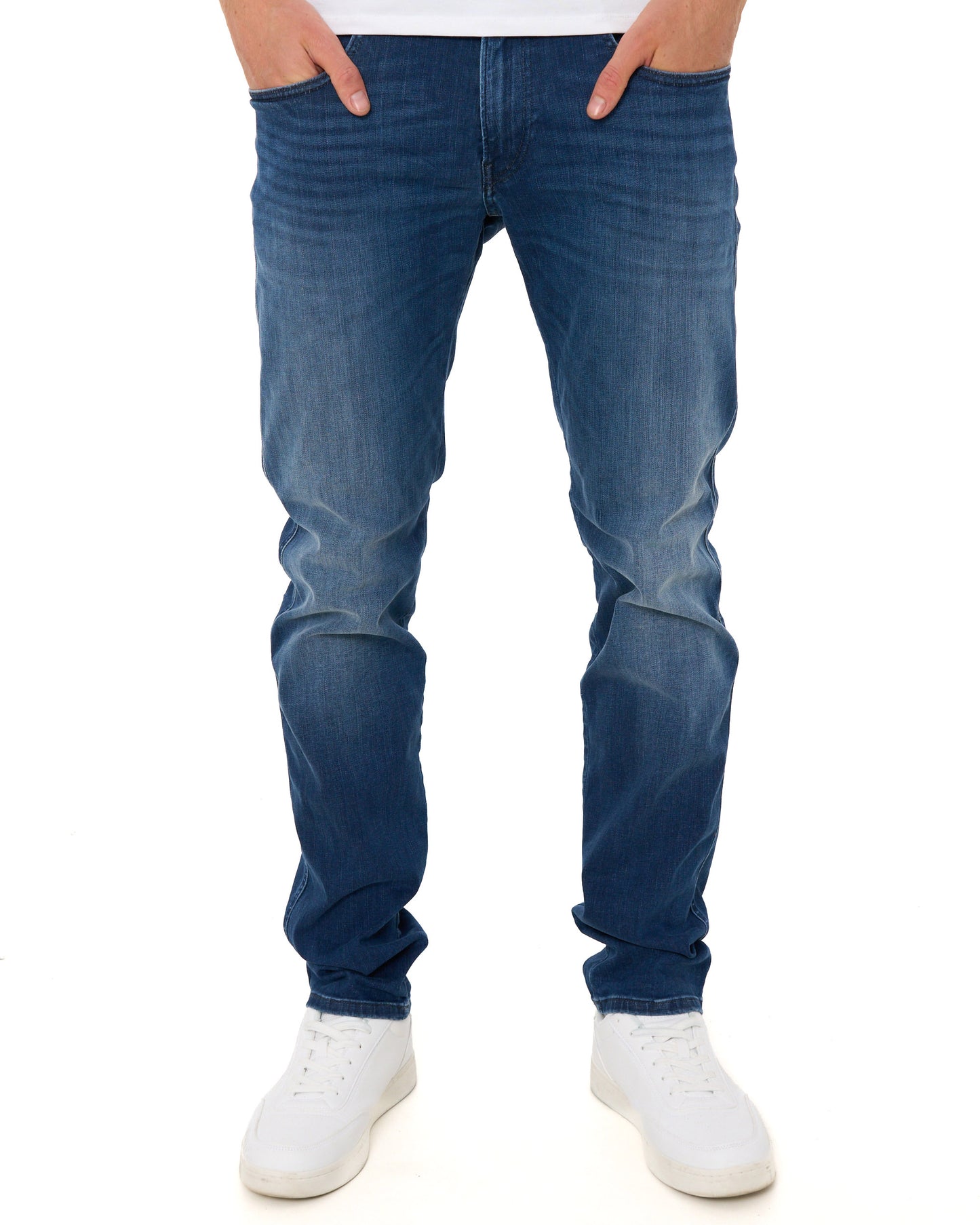 Replay Anbass Hyperflex Slim Fit Jeans Dark Blue