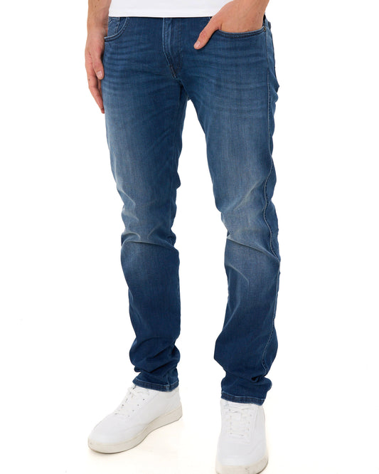 Replay Replay Anbass Hyperflex Slim Fit Jeans Dark Blue
