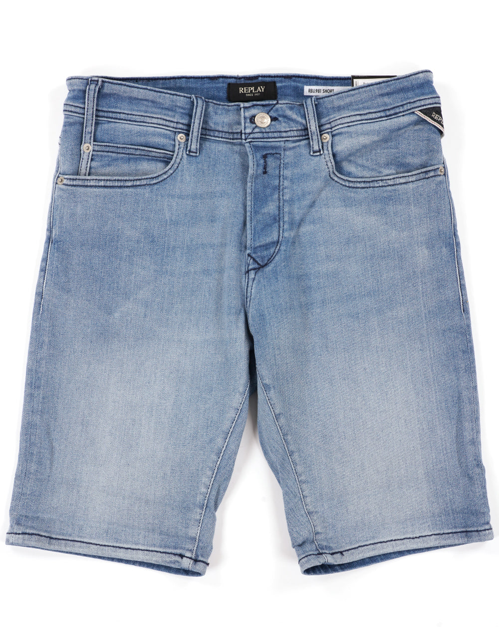 Replay Denim Shorts Light Blue