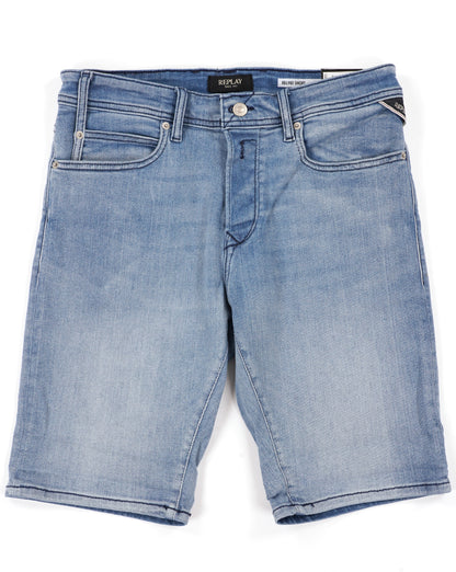 Replay Denim Shorts Light Blue