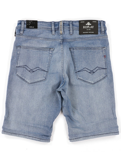Replay Denim Shorts Light Blue