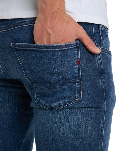 Replay Power Stretch Anbass Slim Fit Jeans Medium Blue