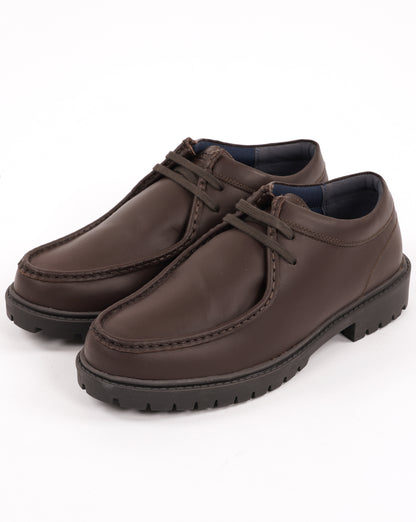 Roamers Apron Leather Shoes Brown