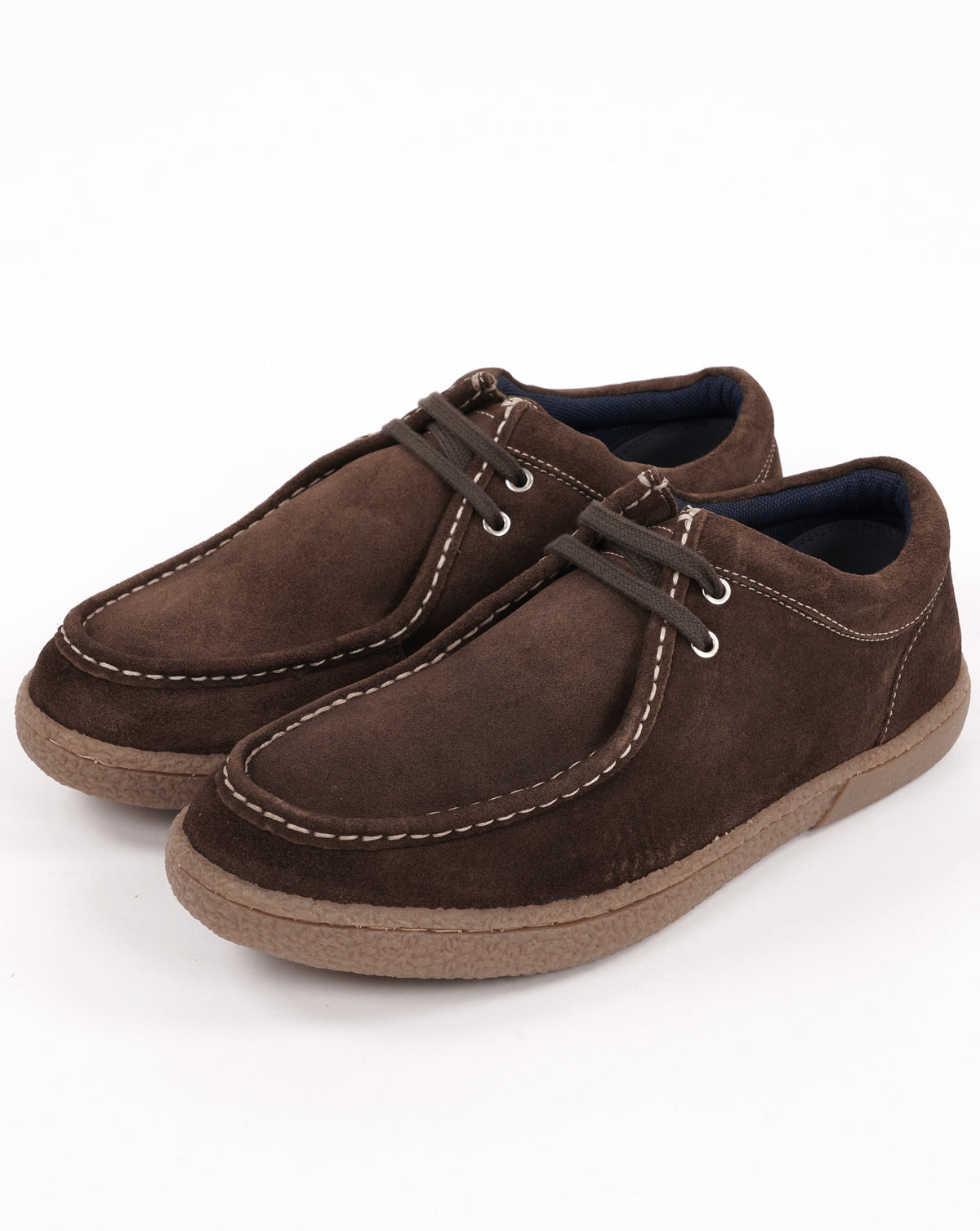 Roamers Apron Suede Shoes Brown
