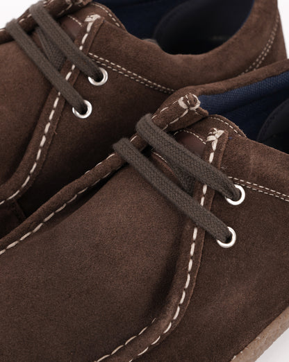 Roamers Apron Suede Shoes Brown