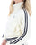 Sergio Tacchini Carmella Velour Track Top Gardenia/Navy Blue