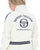 Sergio Tacchini Carmella Velour Track Top Gardenia/Navy Blue
