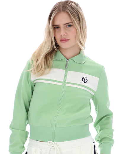 Sergio Tacchini Miss Masters Track Top Green/Gardenia