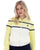 Fila Vintage Giovana Velour Track Top Wax Yellow/Gardenia