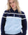 Fila Vintage Giovana Velour Track Top Navy/Sky Blue