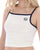 Sergio Tacchini Cropped Cami Top Gardenia/Navy Blue