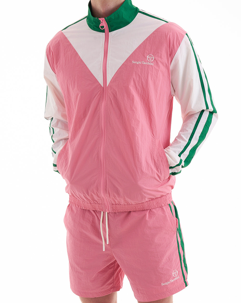 Sergio Tacchini Cortese Track Top Pink