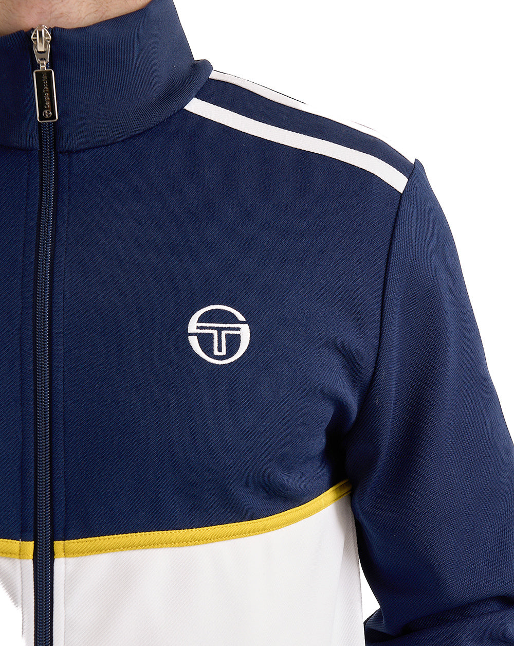 Sergio Tacchini Locchi Track Top Navy Blue / White