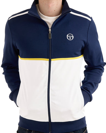 Sergio Tacchini Locchi Track Top Navy Blue / White