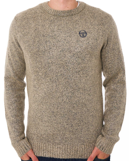 Sergio Tacchini Caputo Boucle Crew Knit Light Sand