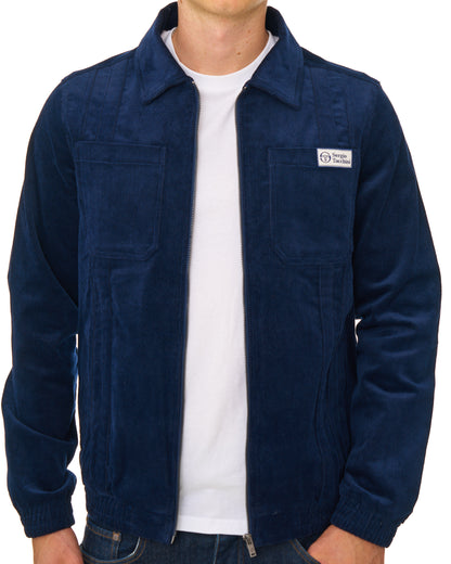 Sergio Tacchini Amico Corduroy Jacket Navy Blue