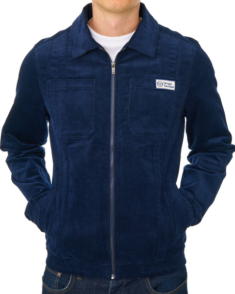 Sergio Tacchini Amico Corduroy Jacket Navy Blue