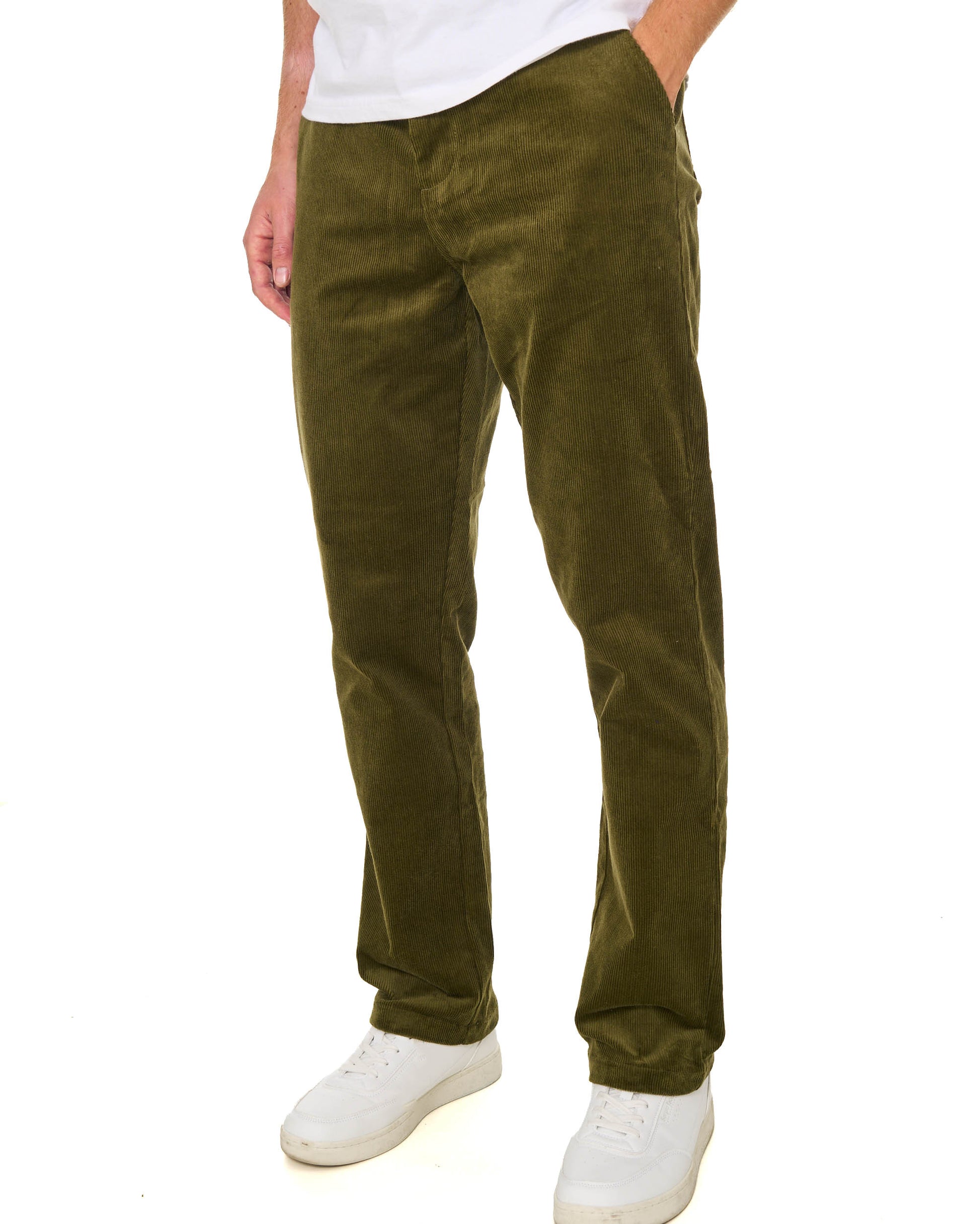 Sergio Tacchini Amico Corduroy Pants Dark Olive