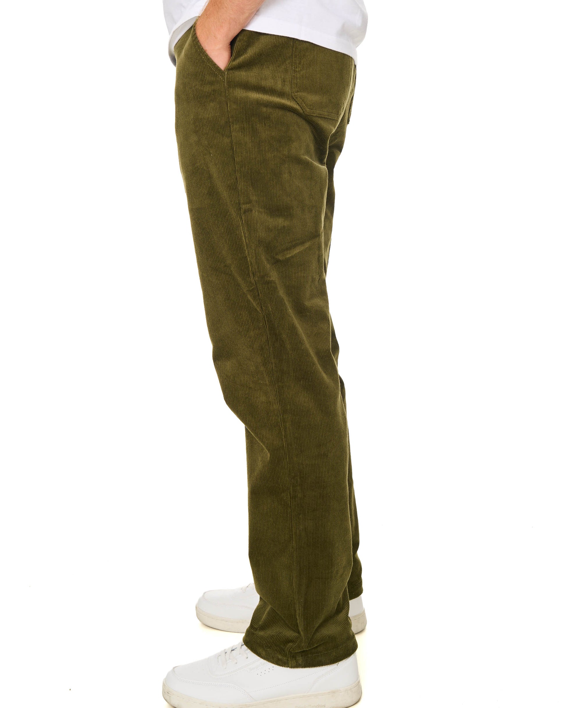Sergio Tacchini Amico Corduroy Pants Dark Olive