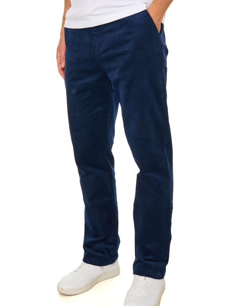 Sergio Tacchini Amico Corduroy Pants Navy Blue