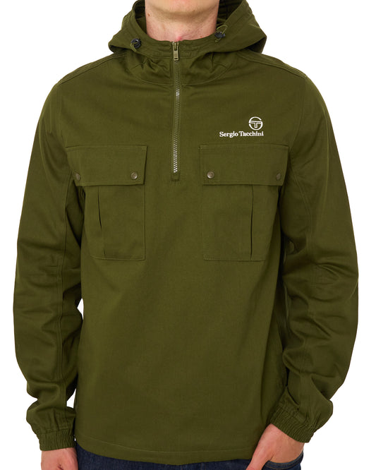 Sergio Tacchini Sergio Tacchini Ashley Overhead Jacket Dark Olive