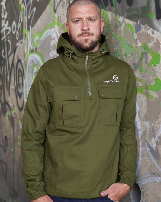 Sergio Tacchini Sergio Tacchini Ashley Overhead Jacket Dark Olive