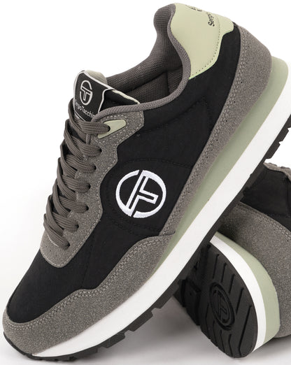 Sergio Tacchini CT100 Mix Trainers Black/Turbulence/Seafoam