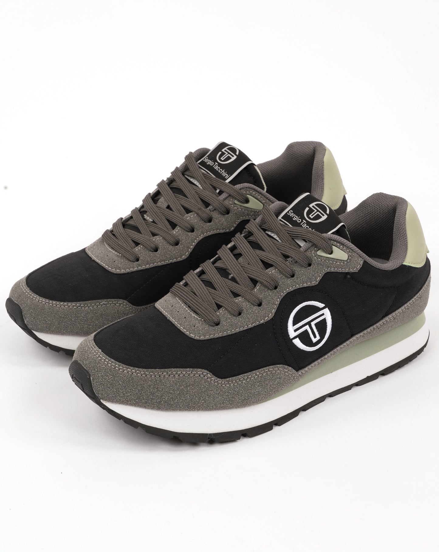 Sergio Tacchini CT100 Mix Trainers Black/Turbulence/Seafoam