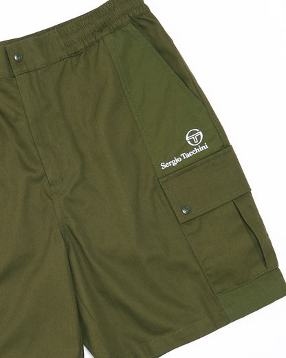 Sergio Tacchini Calisti Cargo Shorts Dark Olive
