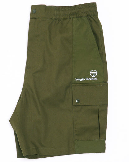 Sergio Tacchini Calisti Cargo Shorts Dark Olive