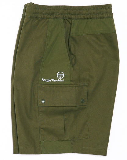 Sergio Tacchini Calisti Cargo Shorts Dark Olive