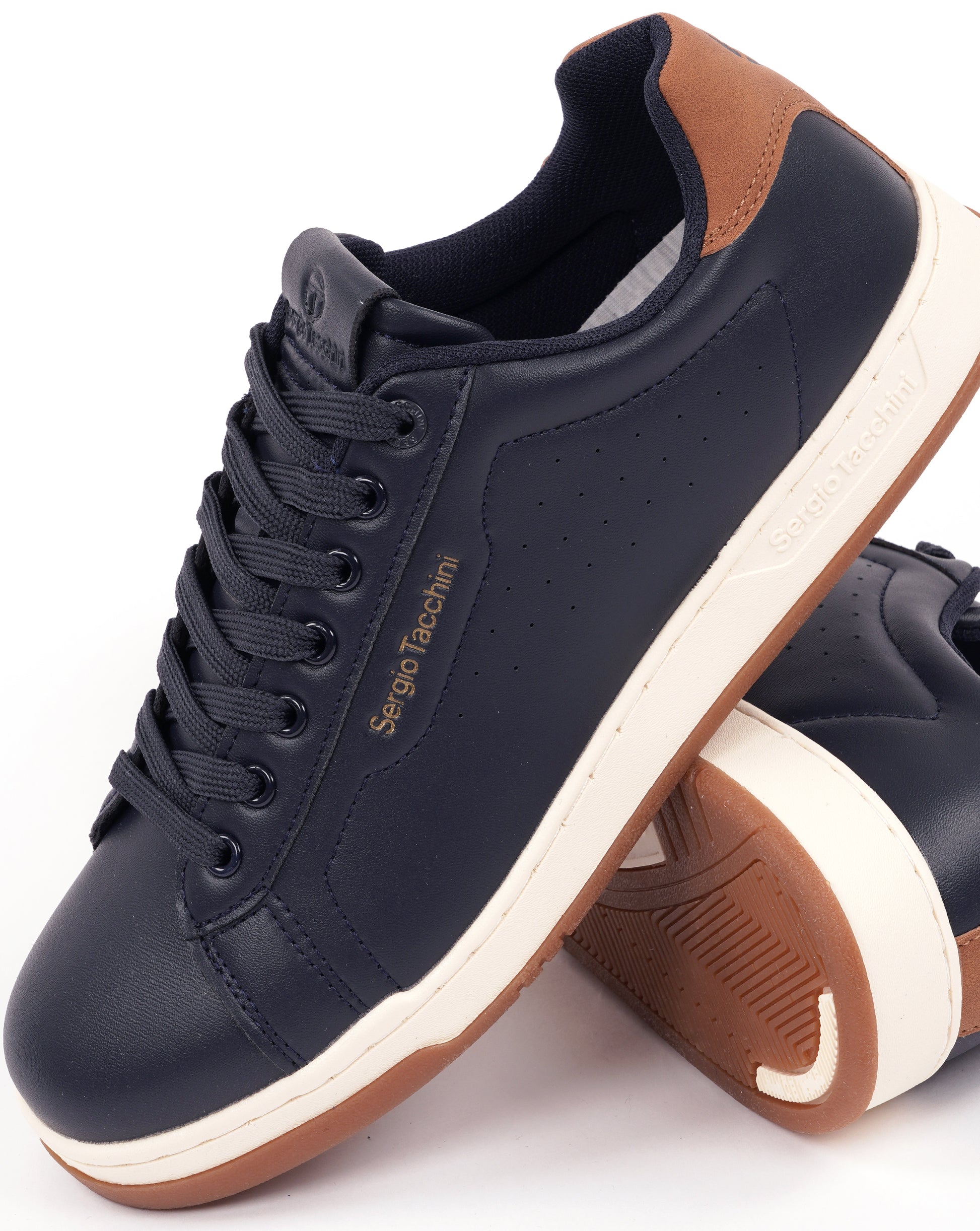 Sergio Tacchini Capri Trainers Navy/Brown