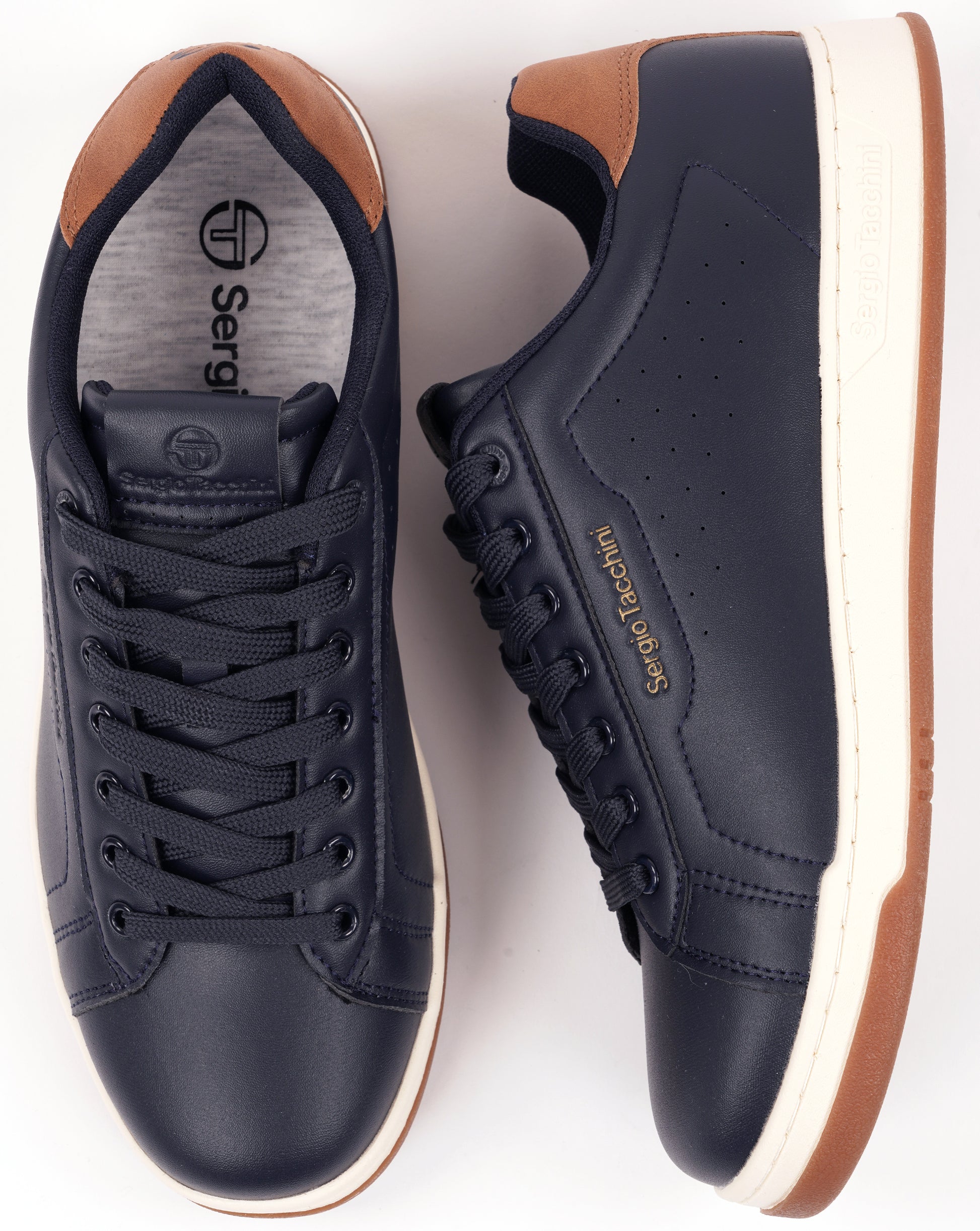 Sergio Tacchini Capri Trainers Navy/Brown