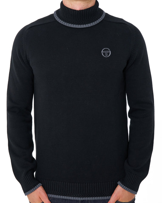 Sergio Tacchini Sergio Tacchini Roll Neck Knit Black