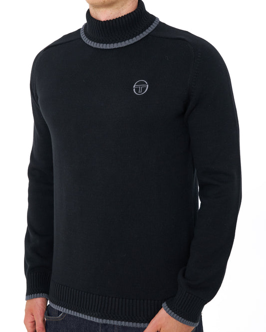 Sergio Tacchini Sergio Tacchini Roll Neck Knit Black