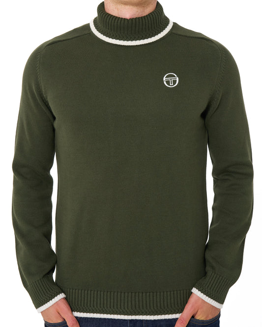 Sergio Tacchini Sergio Tacchini Roll Neck Knit Green