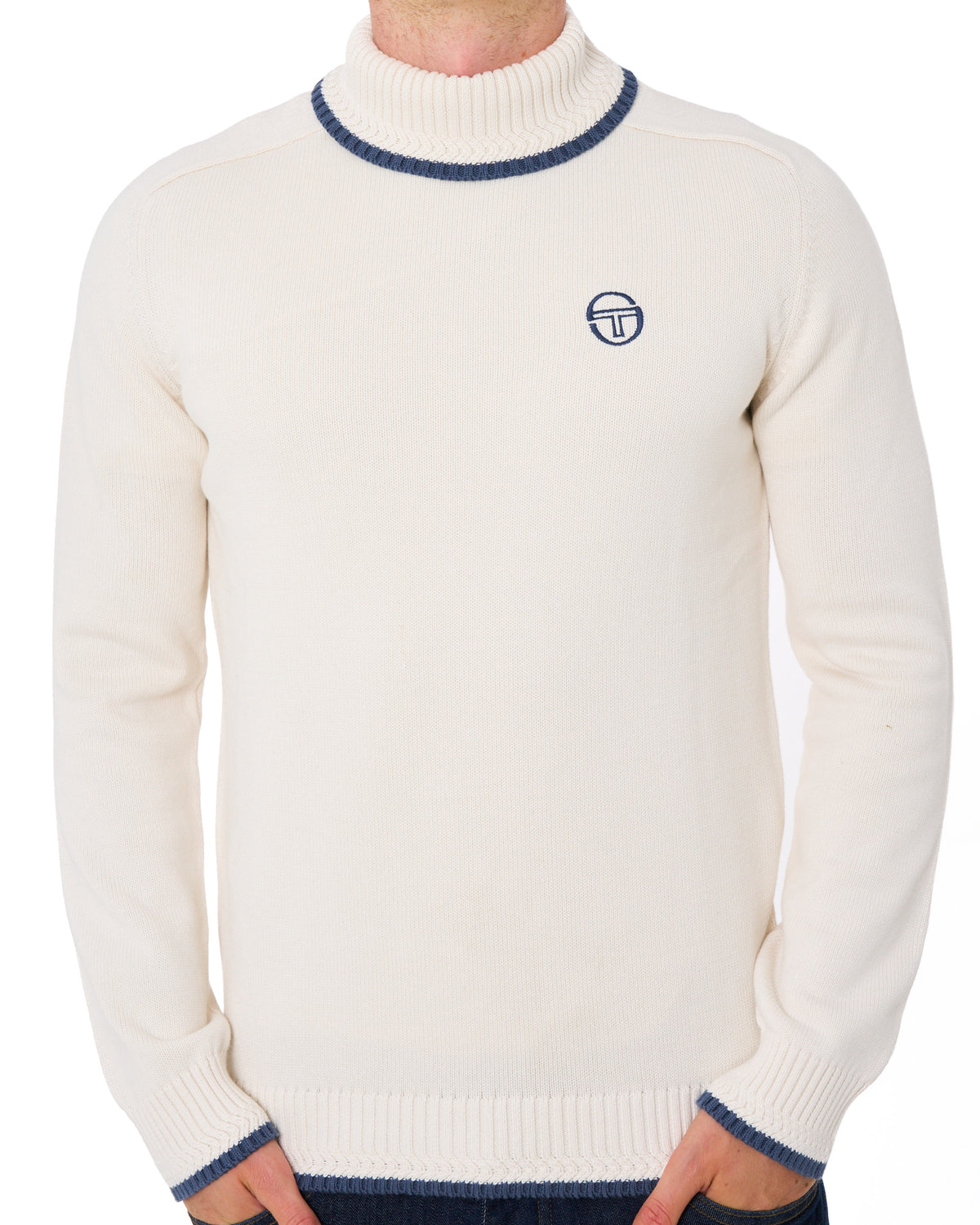 Sergio Tacchini Roll Neck Knit Gardenia