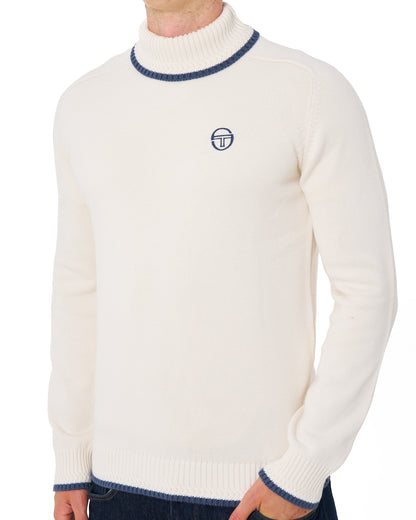 Sergio Tacchini Roll Neck Knit Gardenia