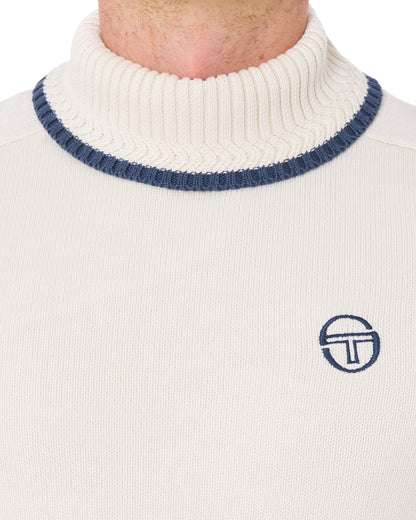 Sergio Tacchini Roll Neck Knit Gardenia