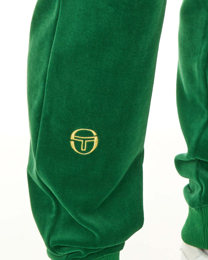 Sergio Tacchini Classic Velour Track Pants Green