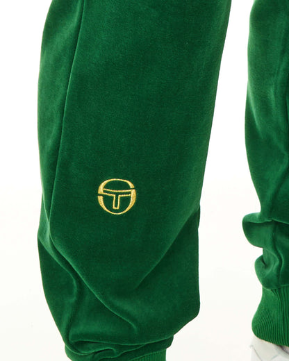 Sergio Tacchini Classic Velour Track Pants Green