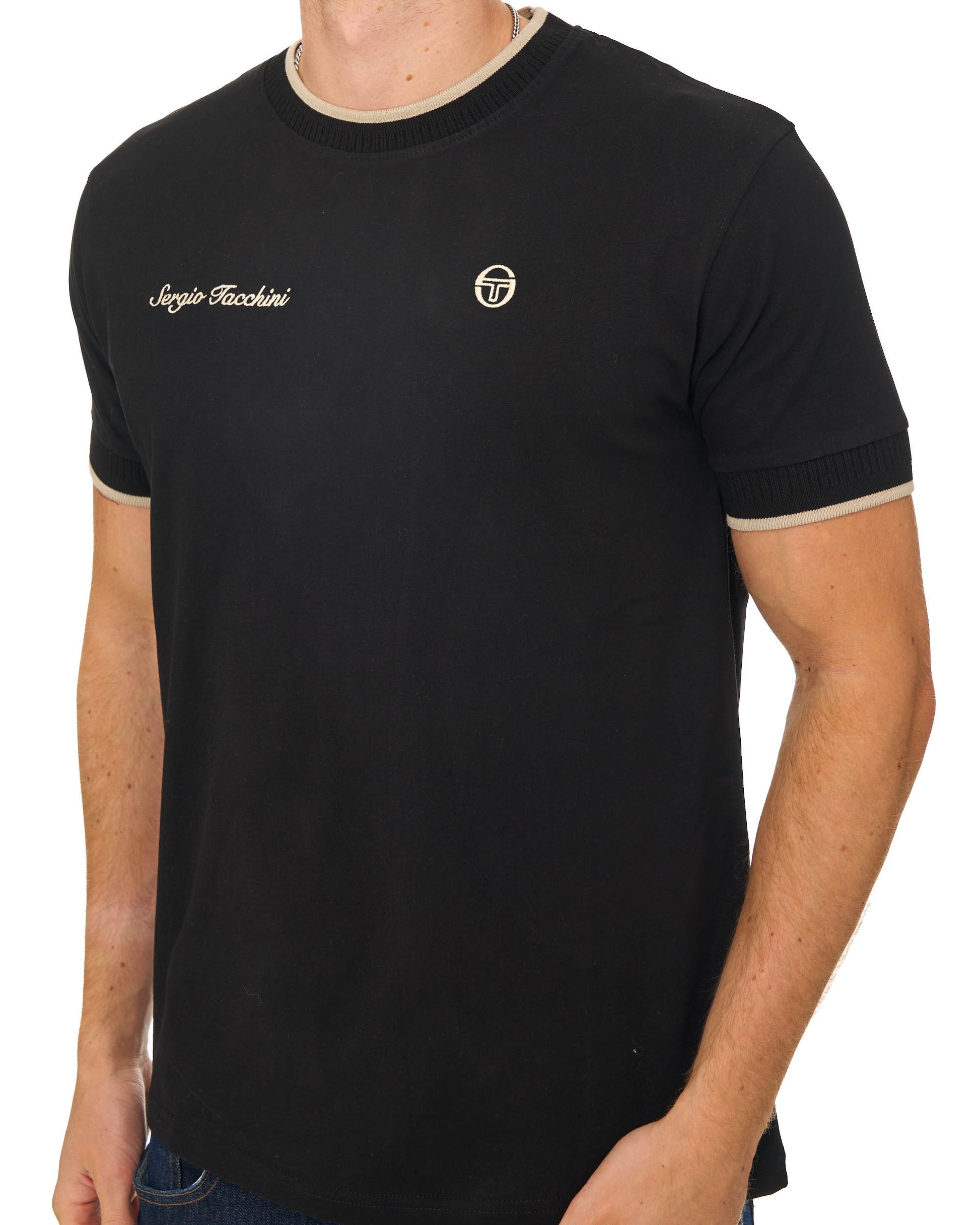 Sergio Tacchini Conte T Shirt Black
