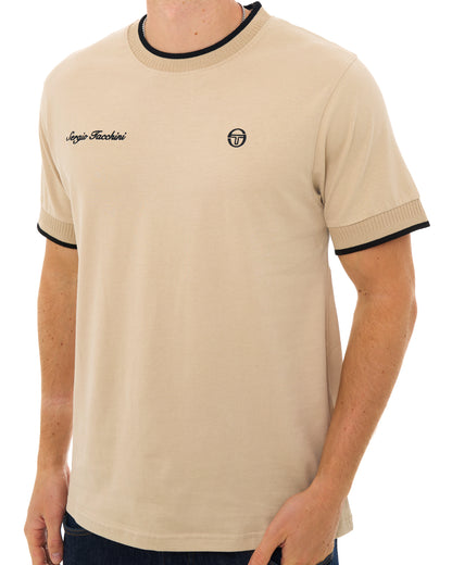 Sergio Tacchini Conte T Shirt Light Sand